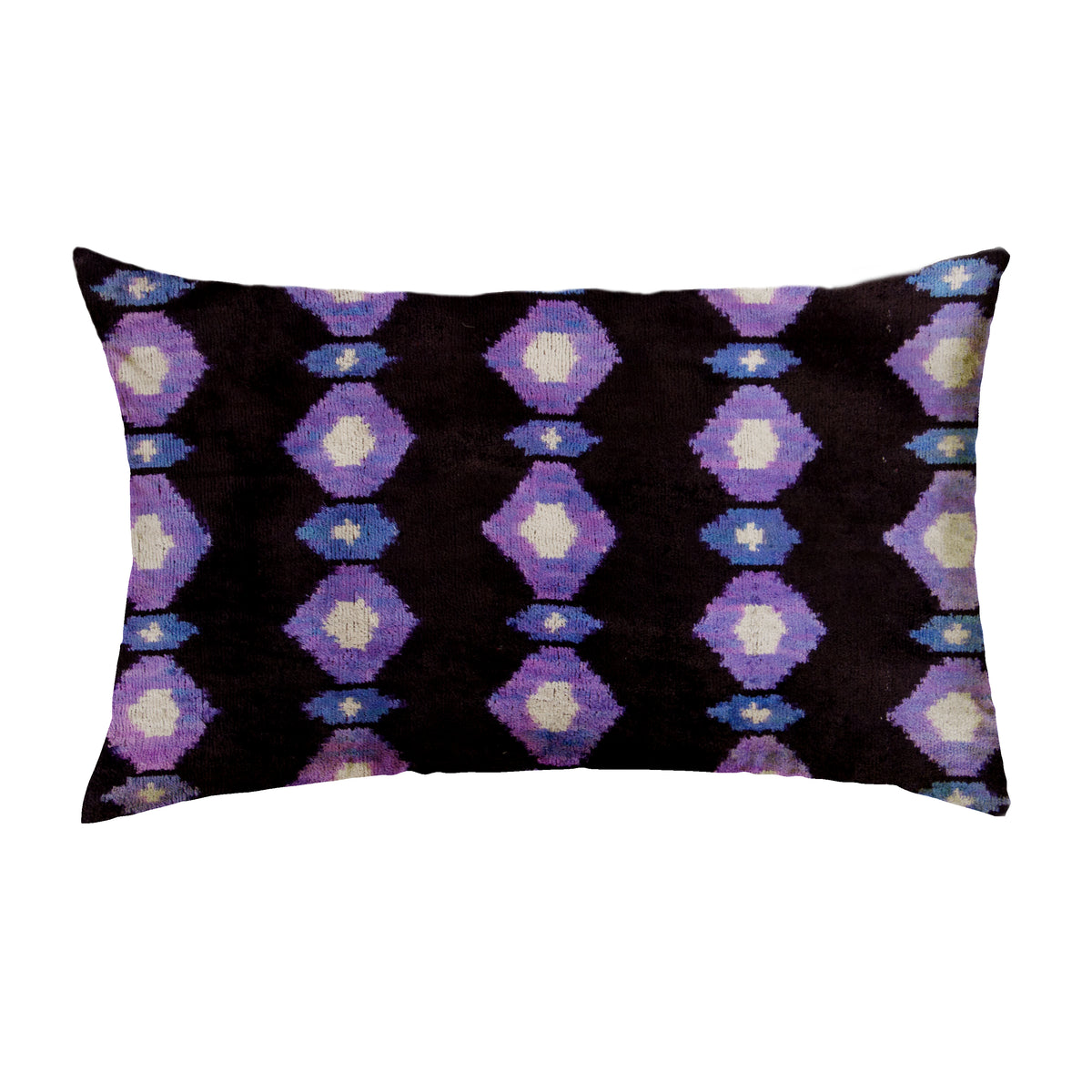 Velvet Handwoven Ikat Pillow – Tadpoles