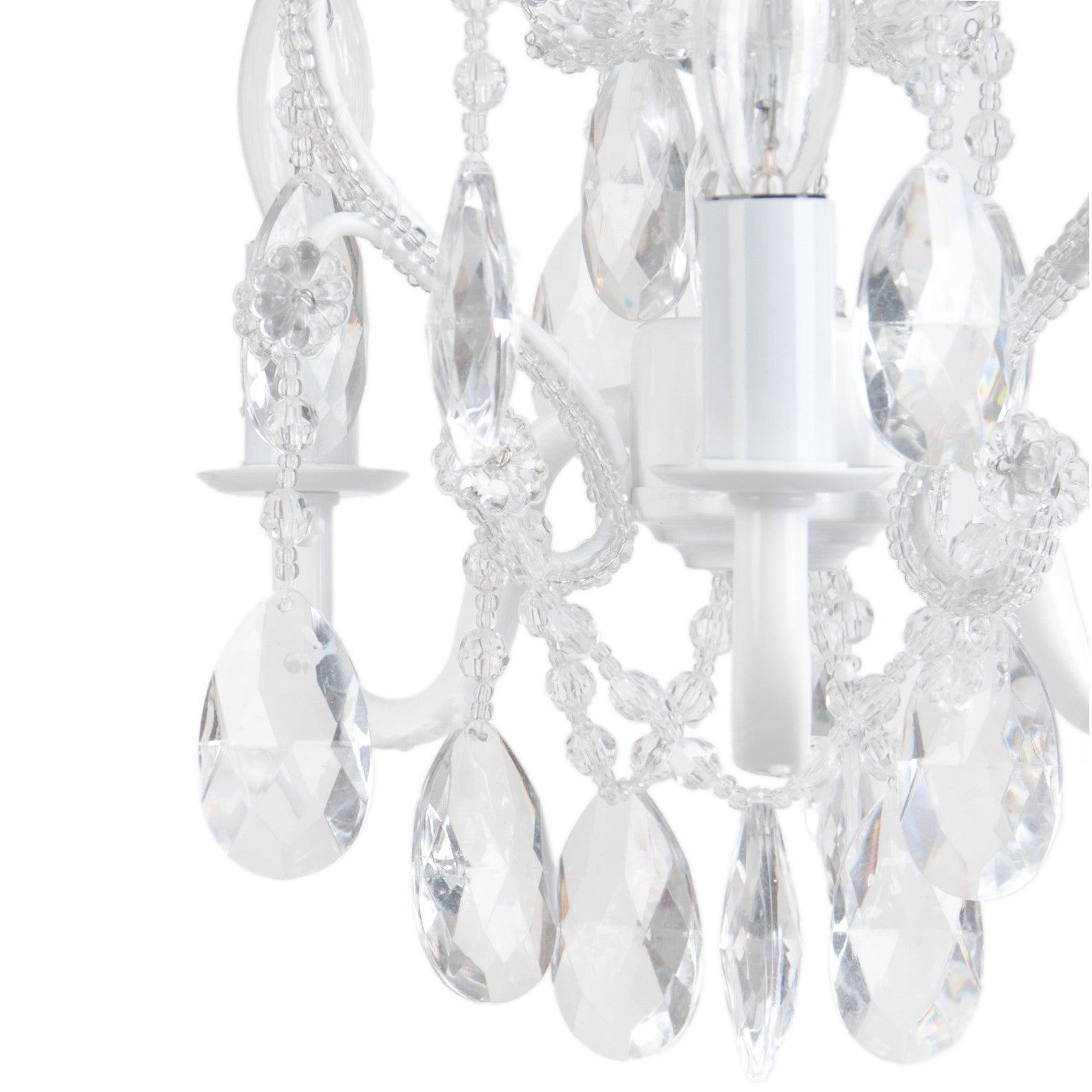 3 Bulb Vintage Mini Chandelier Tadpoles